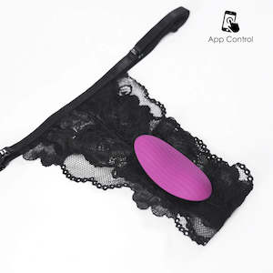 Svakom Edeny App Controlled Rechargeable Wearable Panty Vibrator Violet