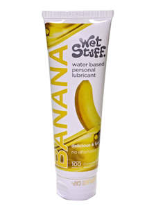 Wet Stuff Flavoured Waterbased Lubricant 100g - Banana