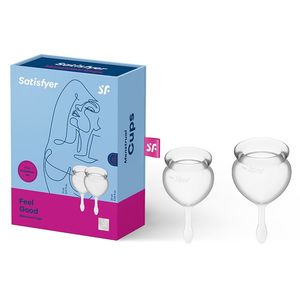 Sale: Satisfyer Feel Good Menstrual Cups - Clear