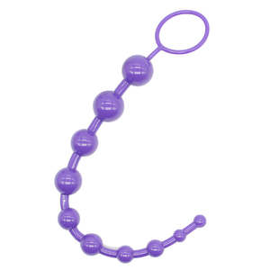Sale: Everyday Sexy 10 Ball Anal Beads - Purple