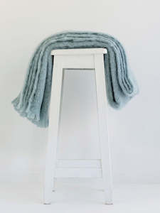 Glacier Mohair Throw