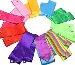 Ribbon Dancing Wands – 20x BULK PARTY SET