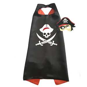 Products: PIRATE Costume Cape & Mask Set NEW