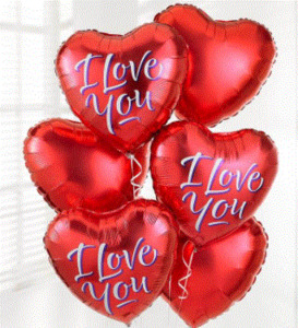 Valentines: (AV101) Balloon