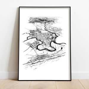 Local Prints By Leighton Corbett Art: ŌPŌTIKI ART PRINT