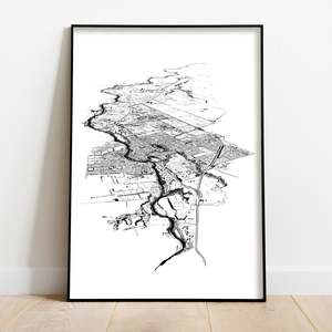 Local Prints By Leighton Corbett Art: CAMBRIDGE ART PRINT