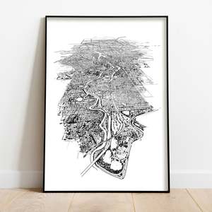 New: MELBOURNE CITY ART PRINT