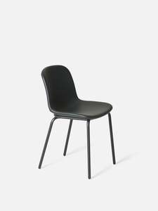 Chairs: Acre Chair Leather Seat w/ Metal Base