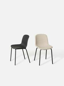 Acre Chair Upholstered Seat w/ Metal Base
