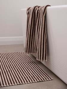 Wide Strip Cotton Bath Towel Range