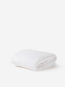 Bedspreads: Waffle Organic Cotton Bedspread