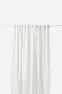 Wide Washed Linen Curtain