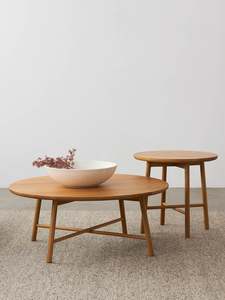 Radial Round Side Table