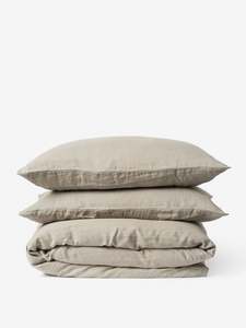 Duvet Covers: Puddle Linen Duvet Cover