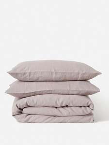 Duvet Covers: Pansy Linen Duvet Cover