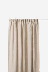 Wide Washed Linen Curtain