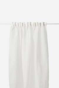 Wide Linen Voile Curtain