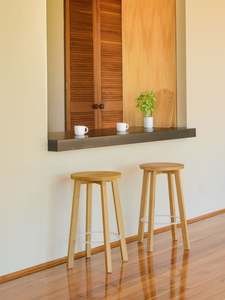 Sale Furniture: Hut Mid Stool w/White Ring