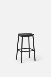 Radial Stool w/Leather Seat