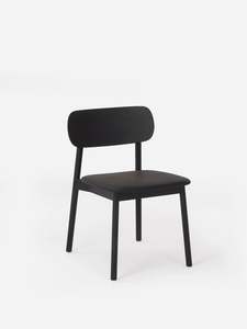 Chairs: Radial Dining Chair w/Leather Seat