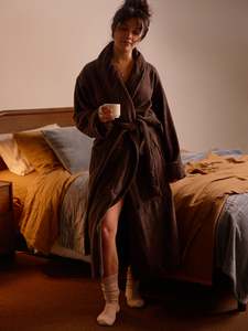 Velour Cotton Robe
