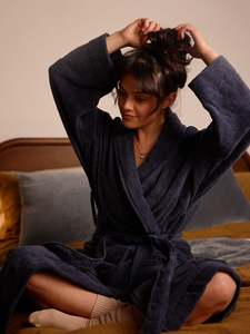 Velour Cotton Robe