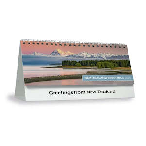 Calendar: 2025 Calendar Desk New Zealand Greetings