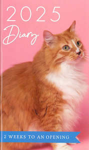 Calendar: 2025 Diary Two Weeks to View Cat