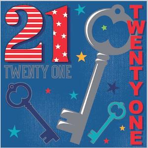 Greeting Cards: LARGE CARD 499 AGE 21