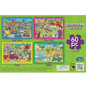 Games Toys: Holdson Puzzle 60 PC Discover Assorted
