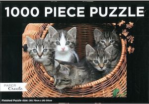 Games Toys: Jigsaw 1000 pc Puzzle Cats