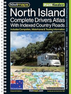 Maps: KiwiMaps North Island Complete Drivers Road Atlas