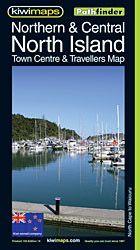 Maps: North Island Northern & Central Road Map by KiwiMaps