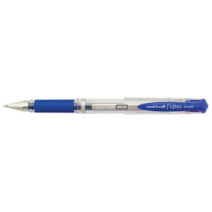 Writing: Uni-ball Signo Broad 1.0mm Capped Blue UM-153