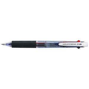 Writing: Uni Jetstream Retractable 0.7mm 3 Colour SXE-3400