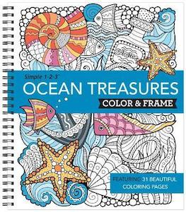 Art Colouring: Color & Frame - Ocean Treasures