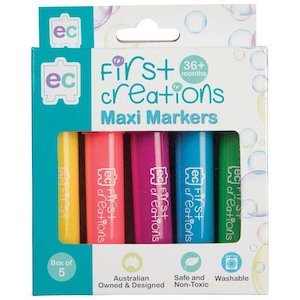 Art Colouring: EC First Creations Maxi Markers Box 5