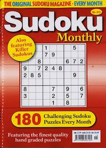 Puzzle Books Online: Sudoku Monthly UK Puzzle Book
