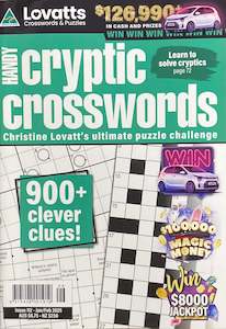 Puzzle Books Online: Lovatts Handy Cryptic