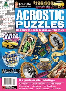 Puzzle Books Online: Lovatts Acrostic Puzzles