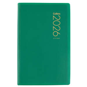 Office Stationary: Diary 2026 Collins A71P Day to Page Green