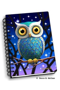 Gifts: Notebook Artgame Night Owl