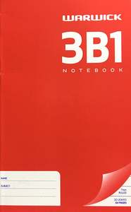 Notebook Warwick 3B1 7mm 32 leaf