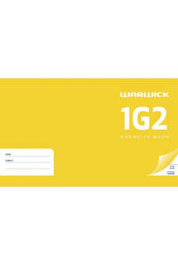 School Supplies: EXERCISE BOOK WARW 1G2 25MM RULED 24LF