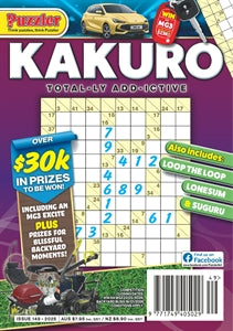 Puzzler Puzzle Books: Puzzler Kakuro Magazine