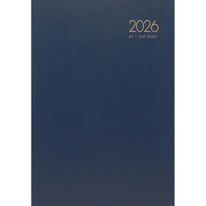 Diary 2026 Collins Windsor A51 Day to Page Navy