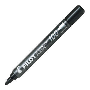 Office Stationary: Pilot SCA 100 Permanent Marker Bullet Black