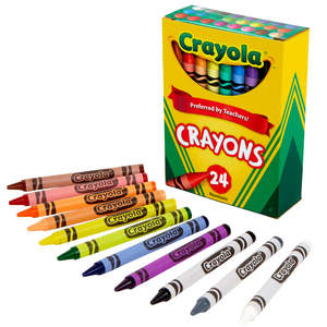 Art Colouring: Crayola Regular Crayons 24Pk
