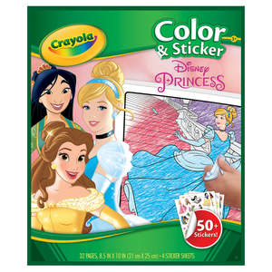 Crayola Color & Sticker Disney Princess