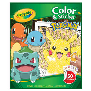Crayola Color & Sticker Pokemon